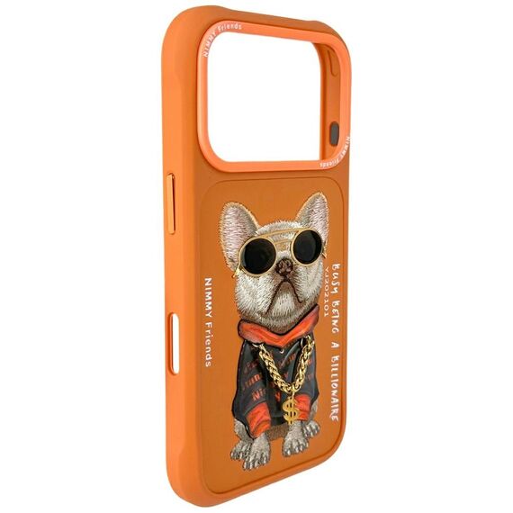 Nimmy Glasses Cool Dog iPhone 17 Pro Case - Orange | Techbox