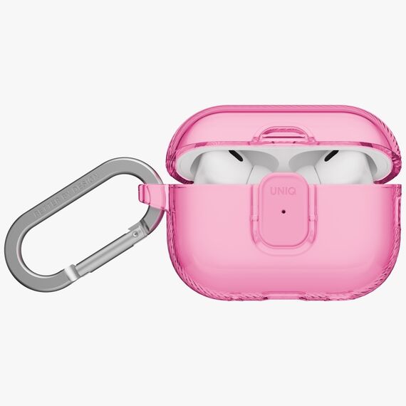 Uniq Glase Pro Case for AirPods Pro 3 Lock Case - Transparent Pink | Techbox