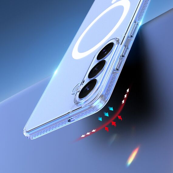 Dux Ducis Clin Mag Case Compatible with MagSafe for Samsung S26 - Transparent | Techbox