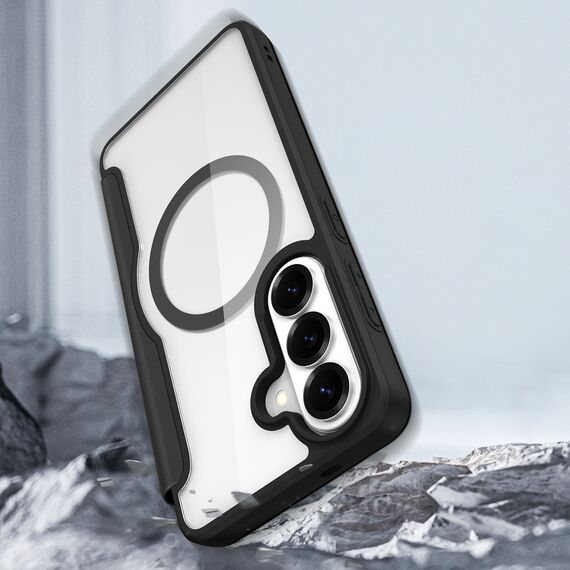 Dux Ducis Skin X Pro MagSafe Compatible Wallet Case for Samsung Galaxy S26+ - Black | Techbox