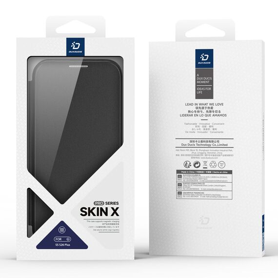 Dux Ducis Skin X Pro MagSafe Compatible Wallet Case for Samsung Galaxy S26+ - Black | Techbox