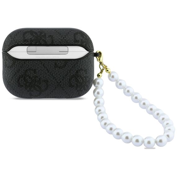 Guess 4G Pearl Strap Case for AirPods Pro 3 - Black
