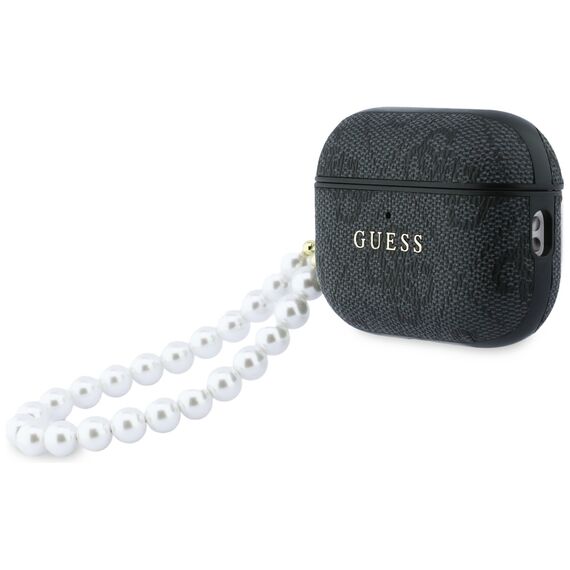 Guess 4G Pearl Strap Case for AirPods Pro 3 - Black
