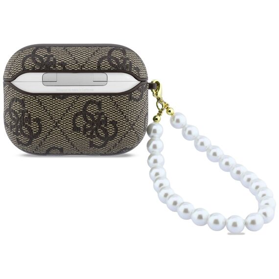 Guess 4G Pearl Strap case for AirPods Pro 3 - brown