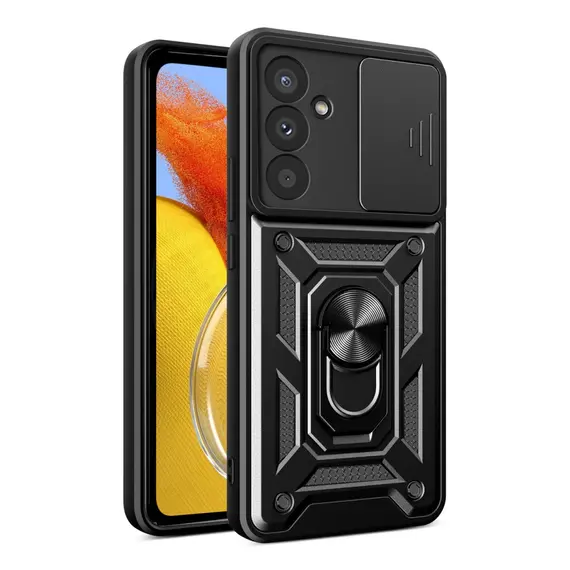 Hybrid Armor Camshield Case for Samsung Galaxy A57 - Black | Techbox