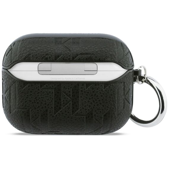 Karl Lagerfeld Monogram Karl &amp; Choupette Head Case for AirPods Pro 3 - Black