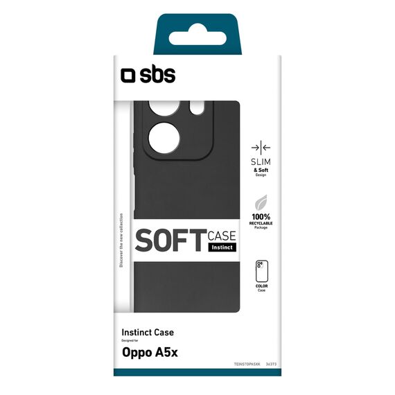 SBS Instinct Case for Oppo A5X - Black | Techbox