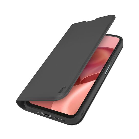 SBS Wallet Smooth Case for Motorola Moto G06 with Flip Cover - Black | Techbox