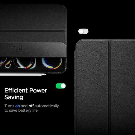 Spigen Liquid Air Folio Case for iPad Pro 11” (2024) iPad Pro 11” (2025) - Black