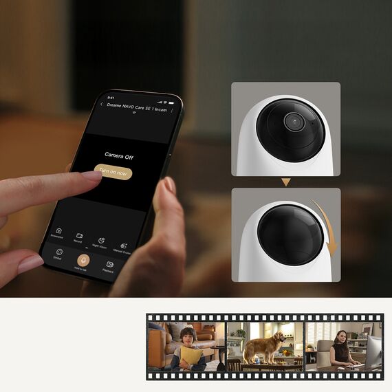 Dreame Navo Care SE 1 Incam indoor camera - white - Cameras Accessories - Action Cameras - Techbox