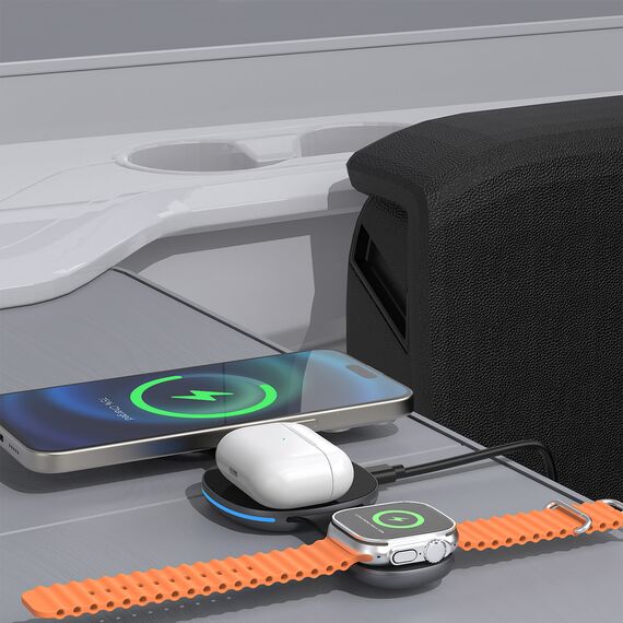Dudao A11S 3-in-1 Wireless Charging Station black