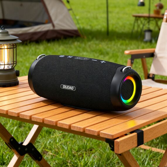 Dudao Y21Pro Wireless Speaker with RGB Backlight Bluetooth 5.3 - Black | Techbox
