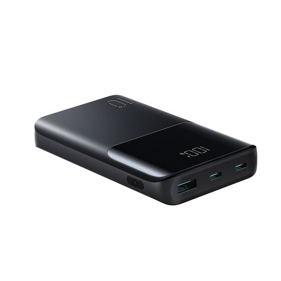 Joyroom JR-QP191 Star Series Mini 10000mAh 22.5W Powerbank with Digital Display - Black - Travel Chargers - Smartphone Chargers - Techbox