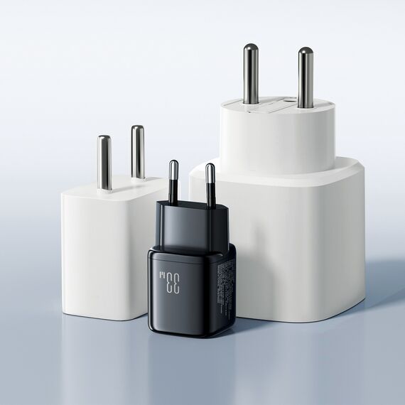 Joyroom JR-TG7 33W USB-A + USB-C Wall Charger - Black - Travel Chargers - Smartphone Chargers - Techbox