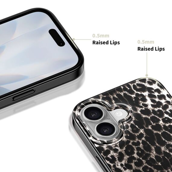 Tech-Protect Lamano MagSafe case for iPhone 17 - black and brown