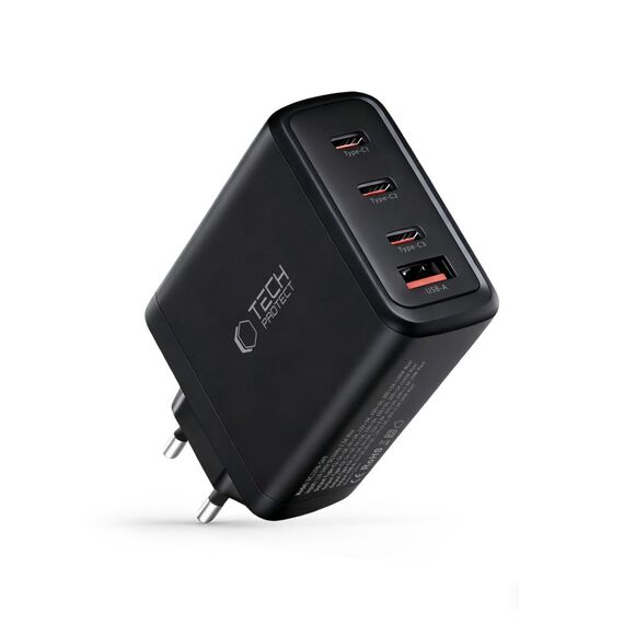 Tech-Protect NC120W-GAN 4-Port 120W Wall Charger - Black