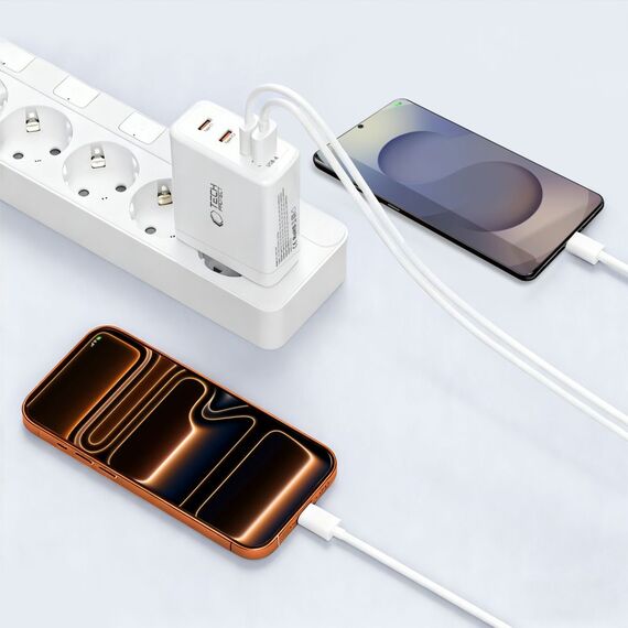 Tech-Protect NC120W-GAN 4-Port 120W Wall Charger - White