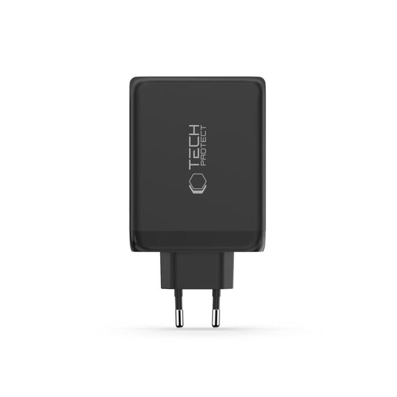Tech-Protect NC200W-GaN 4-Port 200W Wall Charger - Black