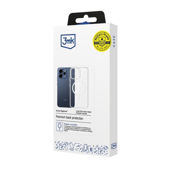 3mk Armor Magcase for Oppo Reno 15 F 5G / Reno 15 FS 5G (CPH2801) - Transparent