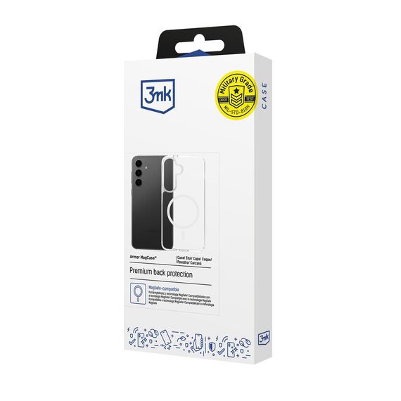 3mk Armor Magcase for Samsung Galaxy S24+ - transparent