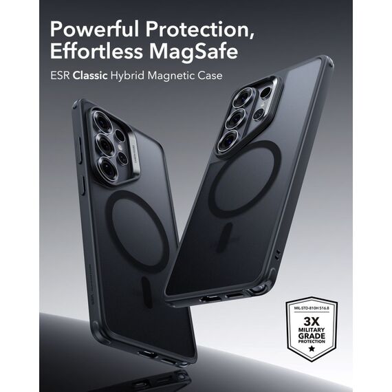 ESR Classic Hybrid MagSafe Case for Samsung Galaxy S26 Ultra - Black