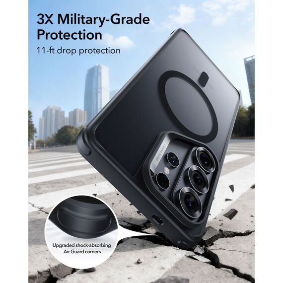 ESR Classic Hybrid MagSafe Case for Samsung Galaxy S26 Ultra - Black