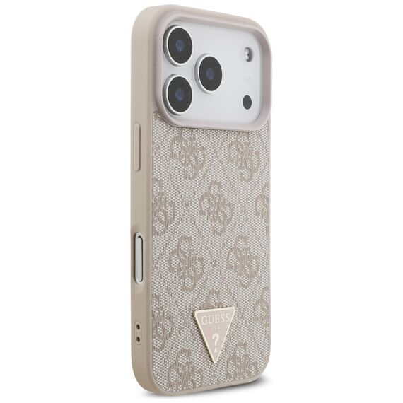Guess 4G Strap Triangle Logo MagSafe Case for iPhone 17 Pro - Pink