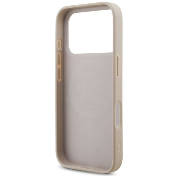 Guess 4G Strap Triangle Logo MagSafe Case for iPhone 17 Pro - Pink