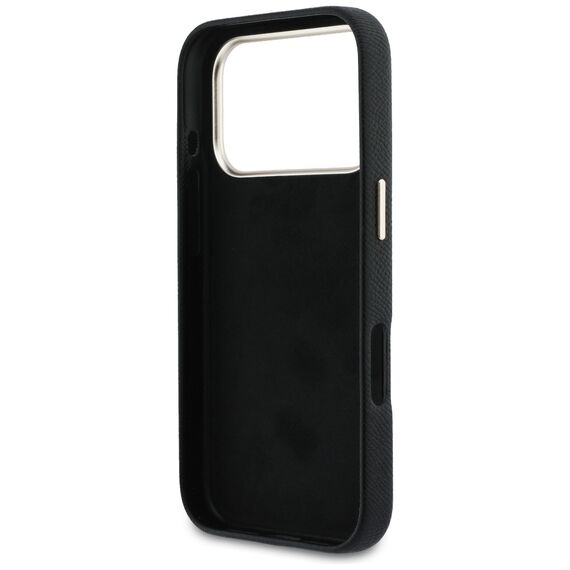 Guess FW Resin Logo Case for iPhone 17 Pro - Black