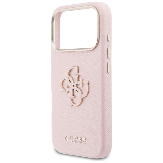 Guess FW Resin Logo Case for iPhone 17 Pro - Pink