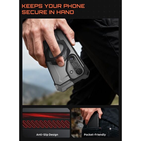 Supcase UB Grip Mag MagSafe Case for Samsung Galaxy S26 - Black