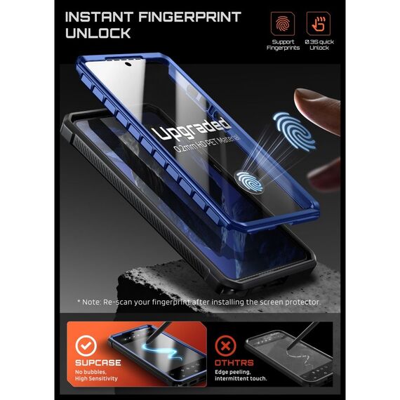 Supcase Unicorn Beetle Pro Mag MagSafe 2-set Case for Samsung Galaxy S26 Ultra - Black and Navy Blue