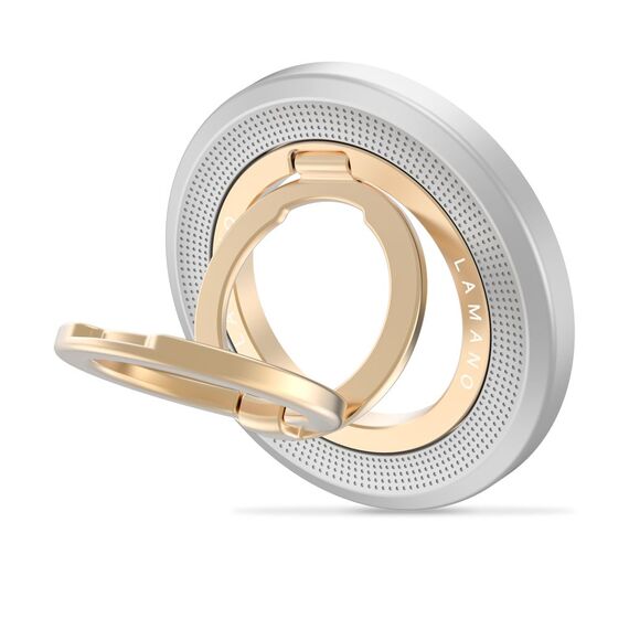 Tech-Protect MMR700 Lamano MagSafe Magnetic Phone Holder - Gray and Gold