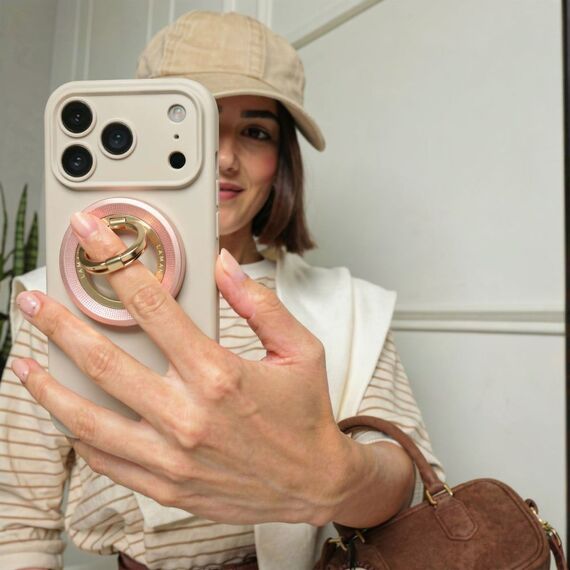 Tech-Protect MMR700 Lamano MagSafe Magnetic Phone Holder - Rose Gold