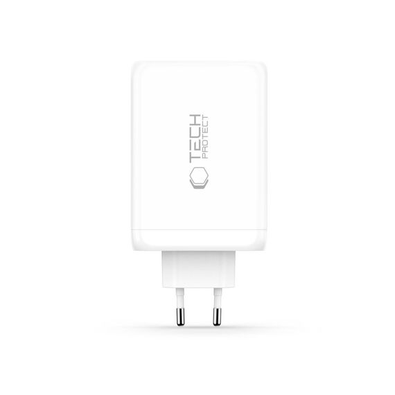 Tech-Protect NC240W-GaN 4-Port 240W Wall Charger - White