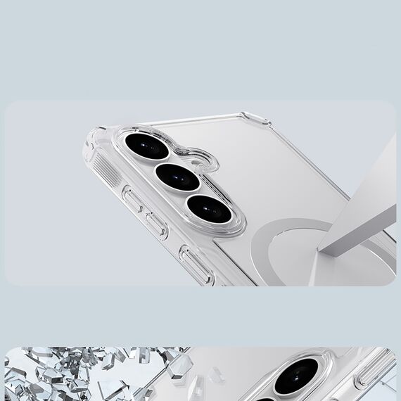 Nillkin Nature TPU Pro Case Compatible with MagSafe for Samsung Galaxy S26+ - White - Uncategorized Cases (2) - Cases - Techbox