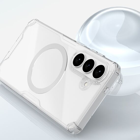Nillkin Nature TPU Pro Case Compatible with MagSafe for Samsung Galaxy S26 - White - Uncategorized Cases (2) - Cases - Techbox