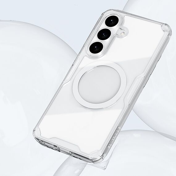 Nillkin Nature TPU Pro Case Compatible with MagSafe for Samsung Galaxy S26 - White - Uncategorized Cases (2) - Cases - Techbox