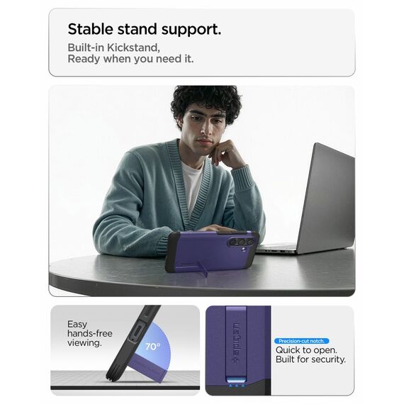 Spigen Tough Armor Mag MagSafe Case for Samsung Galaxy S26 - Purple