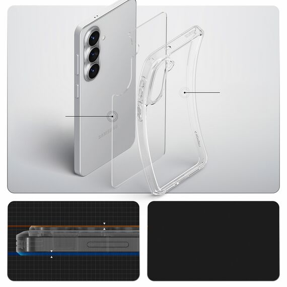 Spigen Ultra Hybrid Case for Samsung Galaxy S26 - Transparent