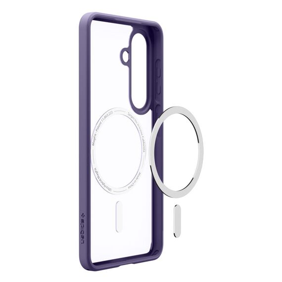 Spigen Ultra Hybrid Mag MagSafe Case for Samsung Galaxy S26 - Clear Purple