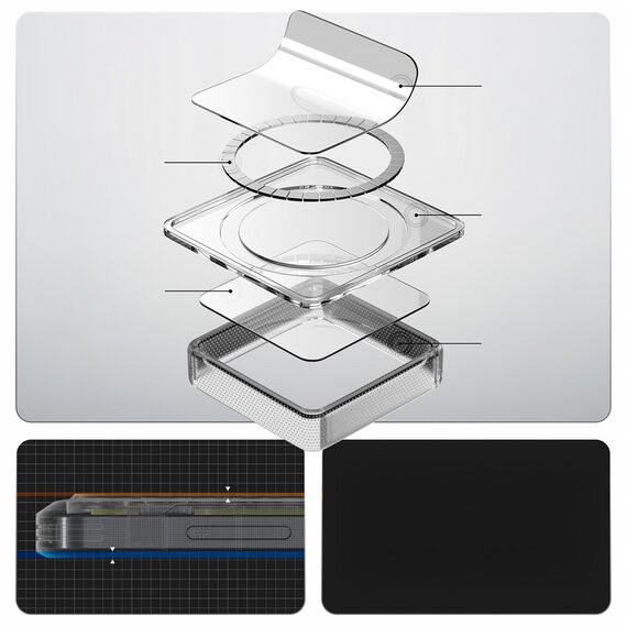Spigen Ultra Hybrid Mag MagSafe Case for Samsung Galaxy S26 Neo One - Transparent
