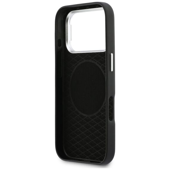 BMW M Sign Metal Logo MagSafe Case for iPhone 17 Pro - Black