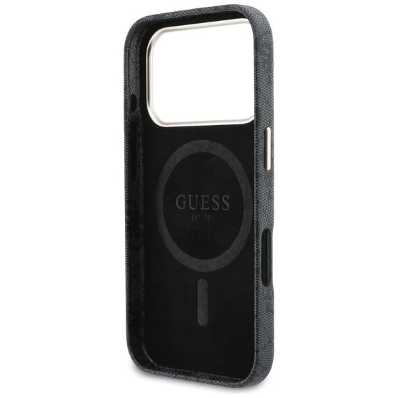 Guess 4G Script MagSafe case for iPhone 17 Pro - black