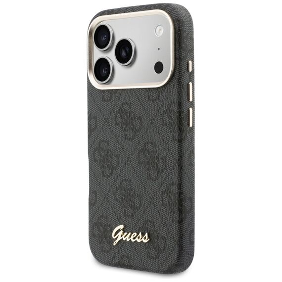 Guess 4G Script MagSafe case for iPhone 17 Pro Max - black
