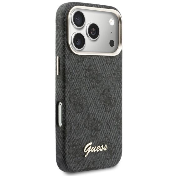 Guess 4G Script MagSafe case for iPhone 17 Pro Max - black