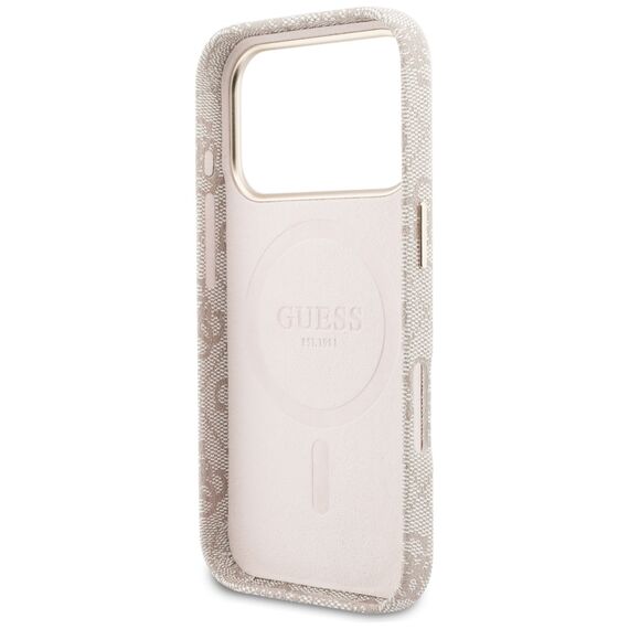 Guess 4G Script MagSafe Case for iPhone 17 Pro Max - Pink