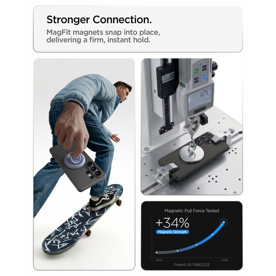 Spigen Liquid Air Mag MagSafe Case for Samsung Galaxy S26 Ultra - Gray