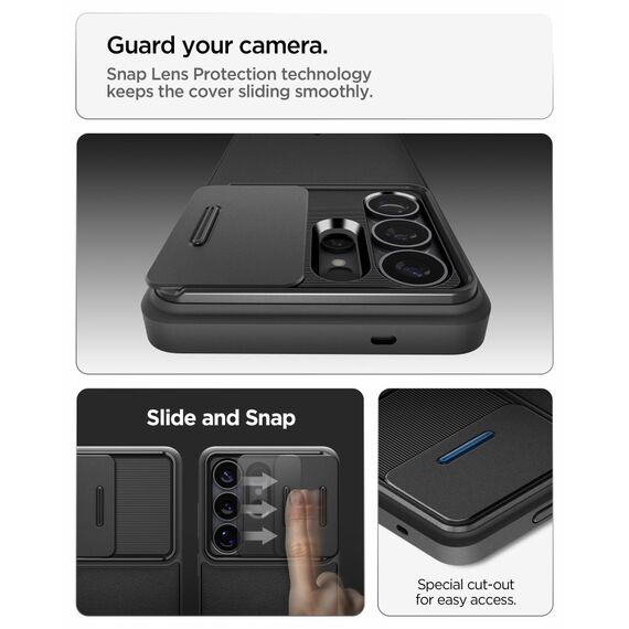 Spigen Optik Armor Case for Samsung Galaxy S26 Ultra - Black