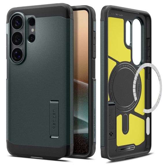 Spigen Tough Armor Mag MagSafe Case for Samsung Galaxy S26 Ultra - Green